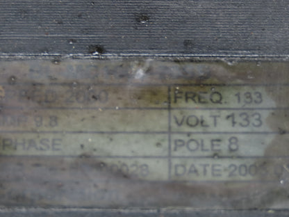 Okuma BL-MC100J-20SB AC Servo Motor 2kW 2000 RPM 133V 8.91A 3PH Encoder