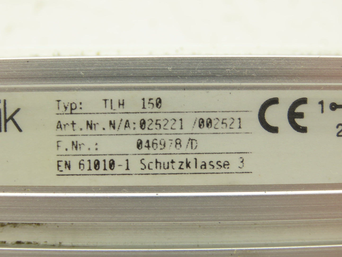 Novotechnik TLH-150 Linear Position Transducer 150mm Stroke