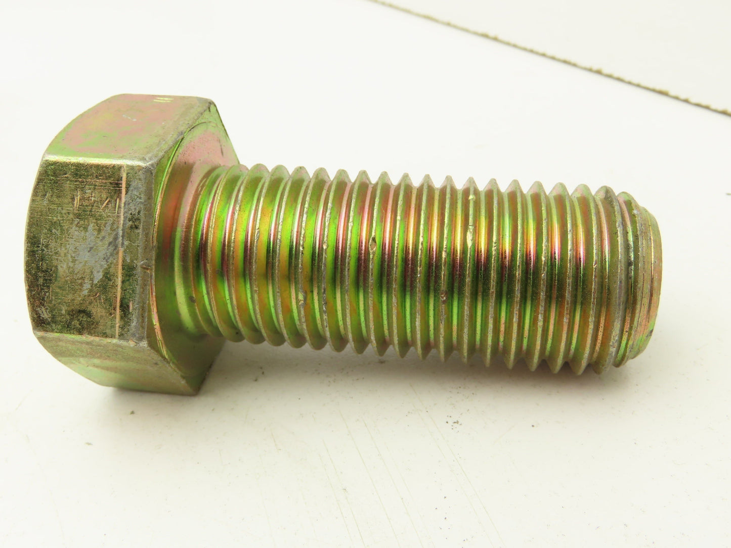 1-1/4"-7x3"Grade L9 Hex Head Cap Screw Bolt Zinc Course Thread Lot Of 15