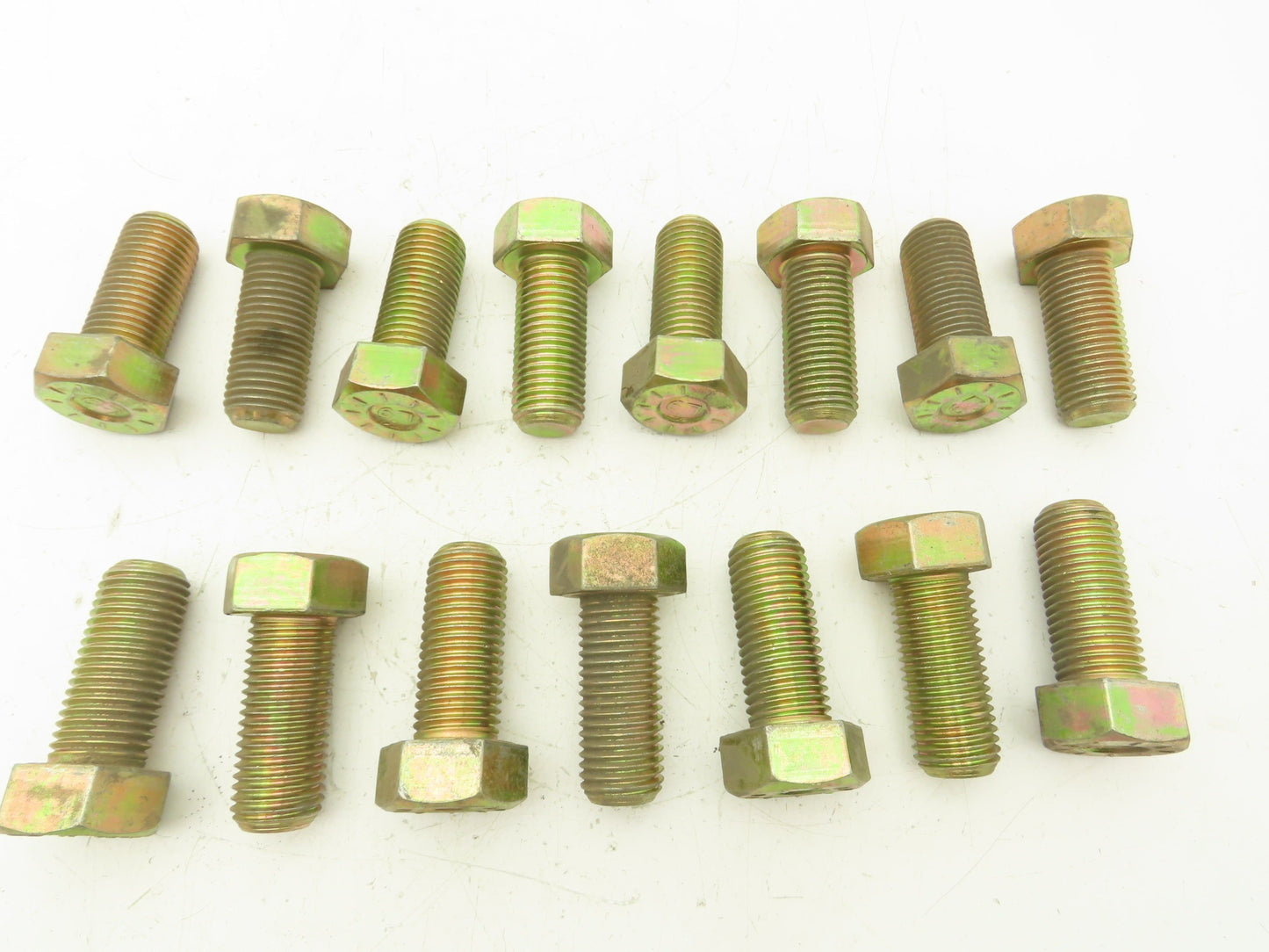 1-1/4"-7x3"Grade L9 Hex Head Cap Screw Bolt Zinc Course Thread Lot Of 15