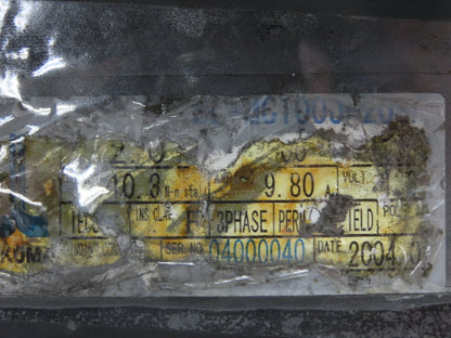 Okuma BL-MC100J-20SBA AC Servo Motor 2kW 2000 RPM 133V 3PH 9.80A Encoder