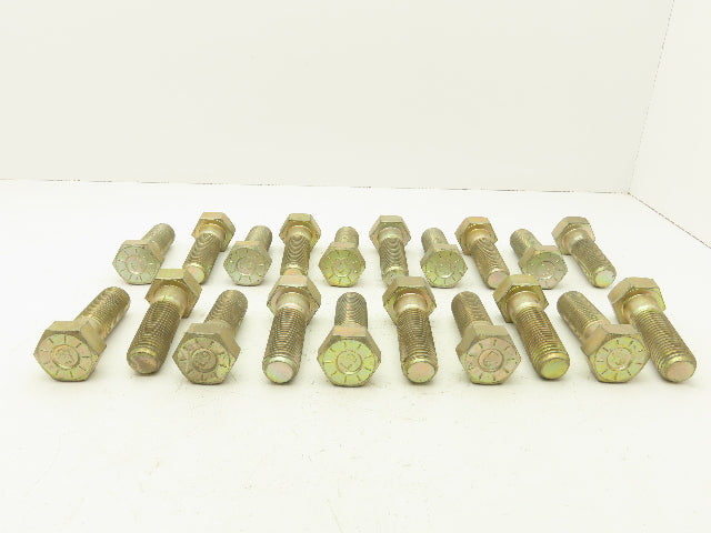 1-1/4"-7x4"Grade L9 Hex Head Cap Screw Bolt Course Thread Alloy Steel Lot Of 20