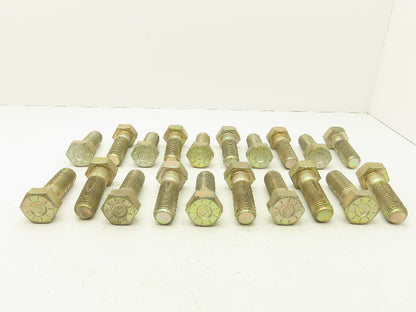 1-1/4"-7x4"Grade L9 Hex Head Cap Screw Bolt Course Thread Alloy Steel Lot Of 20