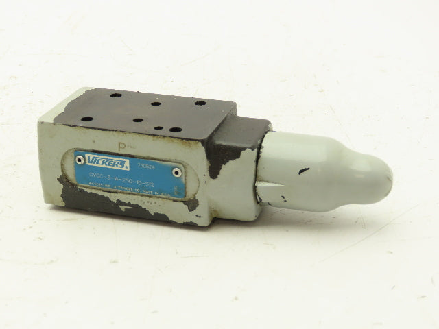 Vickers CVGC-3-W-250-10-S12 Hydraulic Pressure Relief Sandwich Valve