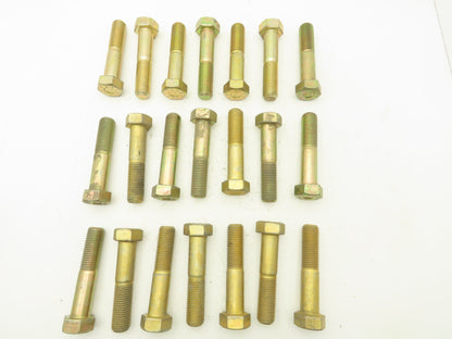 1-1/4"-7x6" Grade L9 Hex Head Cap Screw Bolt Course Thread Steel Lot Of 21