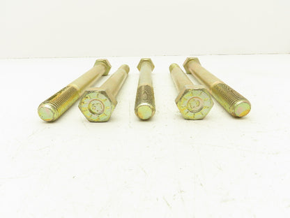 7/8"-9x9" Grade L9 Hex Head Cap Screw Bolt Course Thread Alloy Steel Lot Of 5