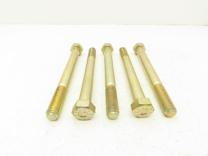 7/8"-9x9" Grade L9 Hex Head Cap Screw Bolt Course Thread Alloy Steel Lot Of 5