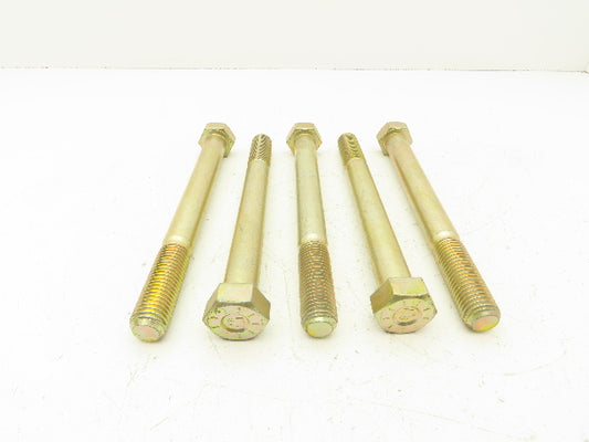 7/8"-9x9" Grade L9 Hex Head Cap Screw Bolt Course Thread Alloy Steel Lot Of 5