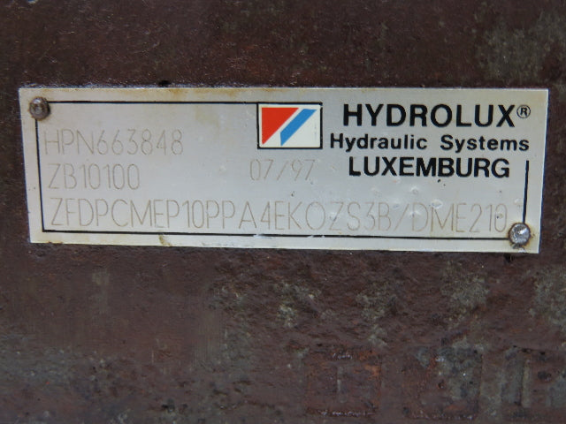 Husky Hydrolux ZFDPCMEP10PPA4EK0ZS3B/DME210 Hydraulic Proportional Valve