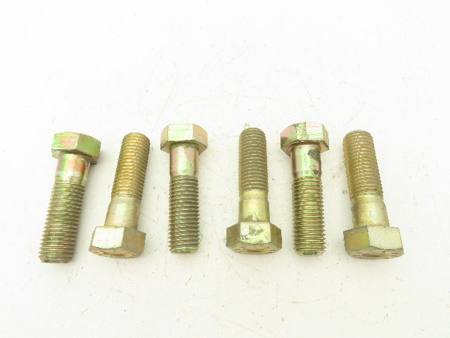 1-1/8"-7x4"Grade L9 Hex Head Cap Screw Bolt Course Thread Alloy Steel Lot Of 6