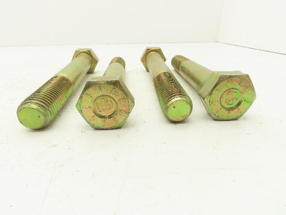 1"-8x7"Grade L9 Hex Head Cap Screw Bolt Course Thread Alloy Steel Lot Of 4