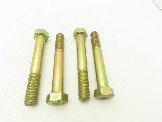 1"-8x7"Grade L9 Hex Head Cap Screw Bolt Course Thread Alloy Steel Lot Of 4