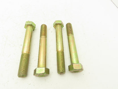 1"-8x7"Grade L9 Hex Head Cap Screw Bolt Course Thread Alloy Steel Lot Of 4