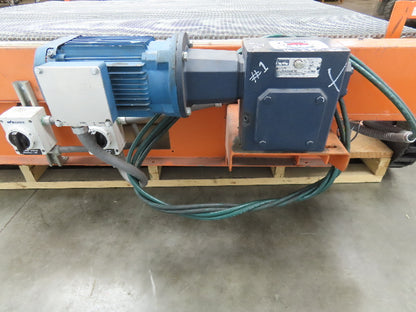 48"x 6' Steel Belt Wire Mesh Drying Conveyor 35FPM Chain Drive Shuttle Track