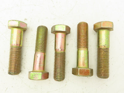 1"-8x4"Grade 8 Hex Head Cap Screw Bolt Course Thread Alloy Steel Lot Of 5