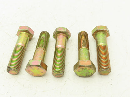1"-8x4"Grade 8 Hex Head Cap Screw Bolt Course Thread Alloy Steel Lot Of 5