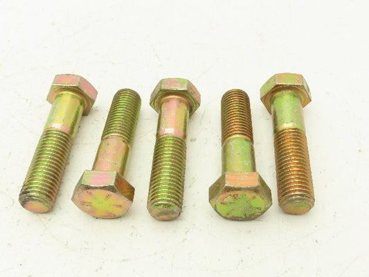 1"-8x4"Grade 8 Hex Head Cap Screw Bolt Course Thread Alloy Steel Lot Of 5