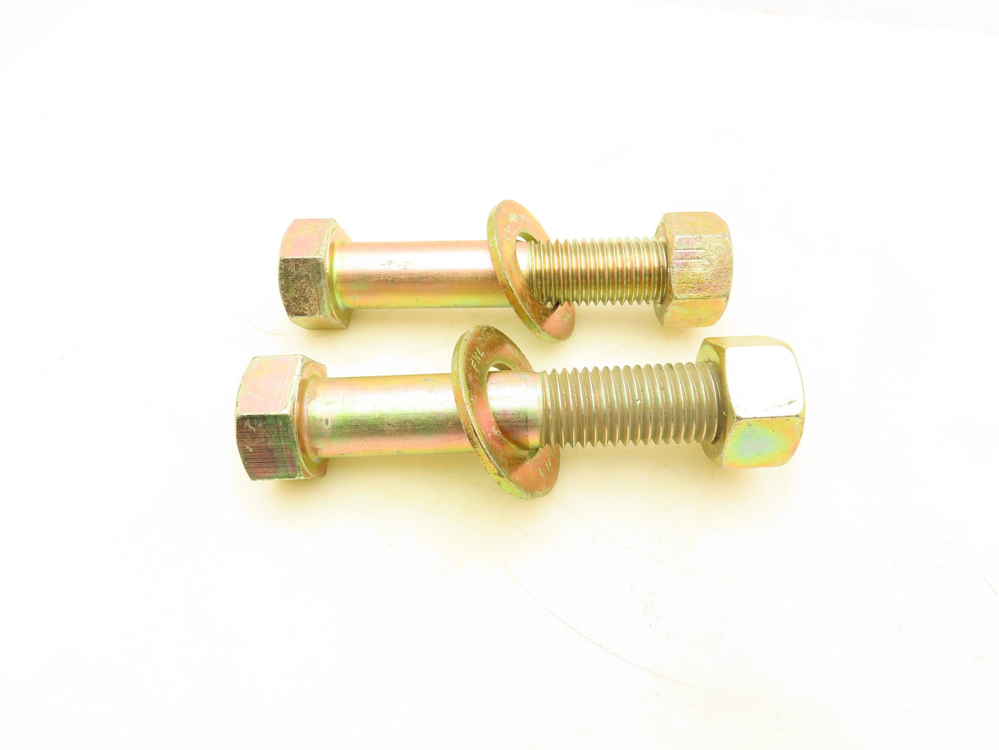 1-1/8"-7x6" Grade PFC9 Hex Head Cap Screw Bolt With Washer And Nut Set Lot Of 2