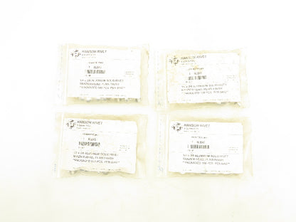 Hanson Grainger 55A0806-EA-100 Aluminum Solid Rivet 1/4 x 3/8" 100 Pack Lot of 4