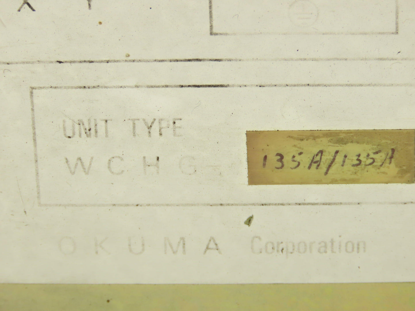Okuma WCHG-135A/135A Spindle Motor Winding Change Over Unit 120V Coil
