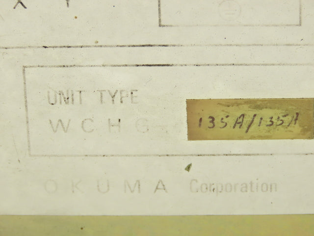 Okuma WCHG-135A/135A Spindle Motor Winding Change Over Unit 120V Coil