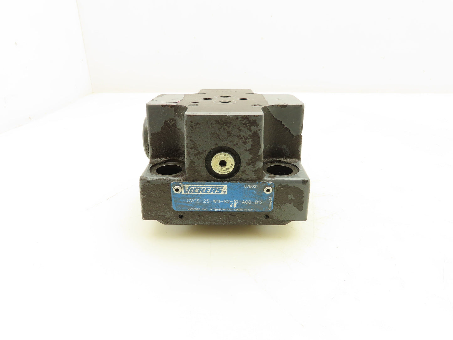 Vickers CVCS-25-W11-S2-10-A00-B12 Slip-In Cartridge Relief Valve Cover