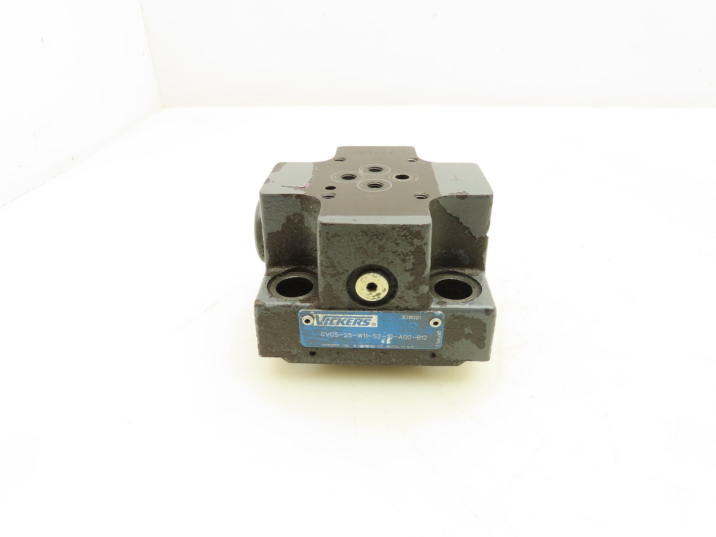 Vickers CVCS-25-W11-S2-10-A00-B12 Slip-In Cartridge Relief Valve Cover