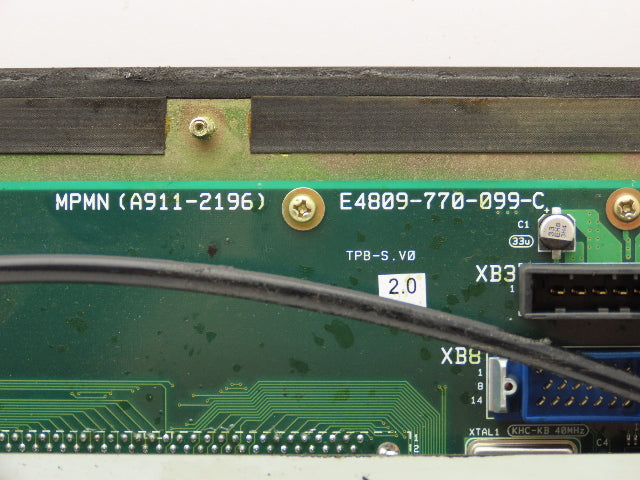 Okuma E0105-566-103-3 MPN7000 M-S HMI Operator Control Panel  - Cracked frame