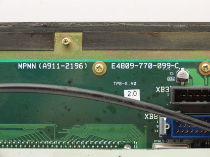 Okuma E0105-566-103-3 MPN7000 M-S HMI Operator Control Panel  - Cracked frame