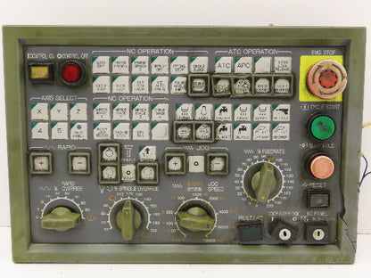 Okuma E0105-566-103-3 MPN7000 M-S HMI Operator Control Panel  - Cracked frame
