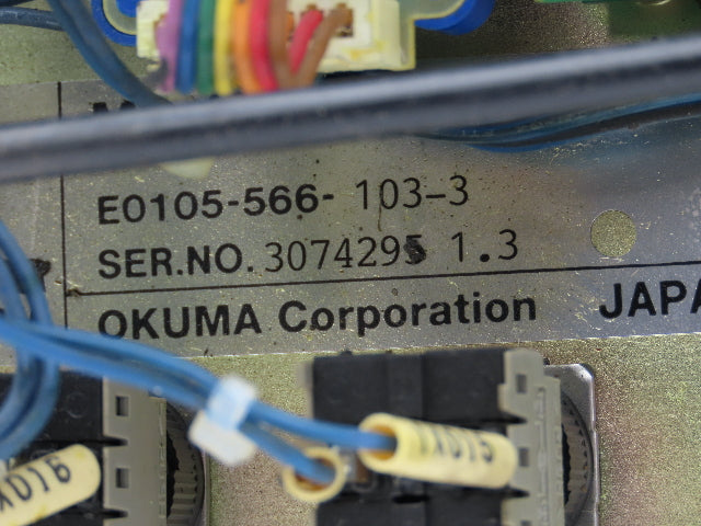 Okuma E0105-566-103-3 MPN7000 M-S HMI Operator Control Panel