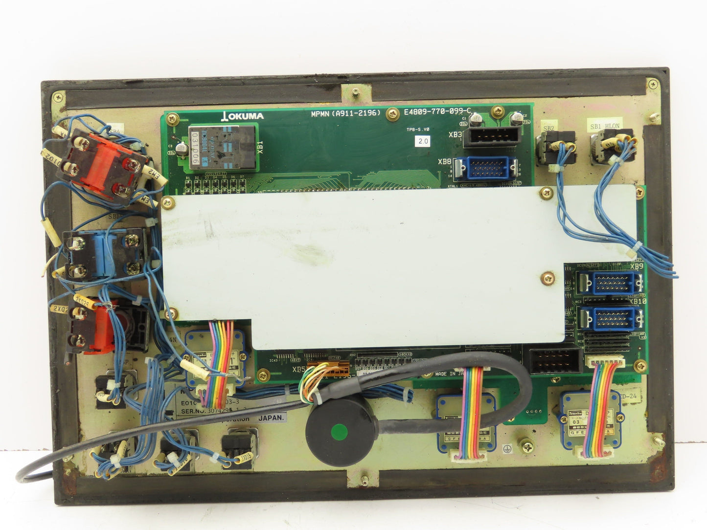 Okuma E0105-566-103-3 MPN7000 M-S HMI Operator Control Panel