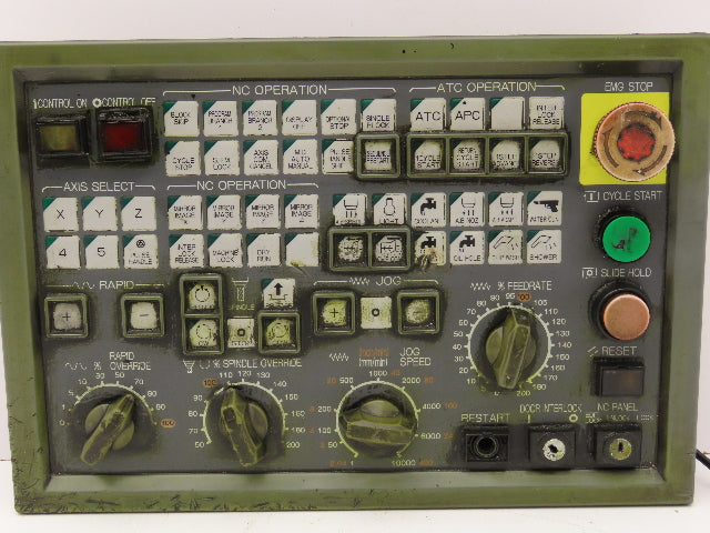Okuma E0105-566-103-3 MPN7000 M-S HMI Operator Control Panel