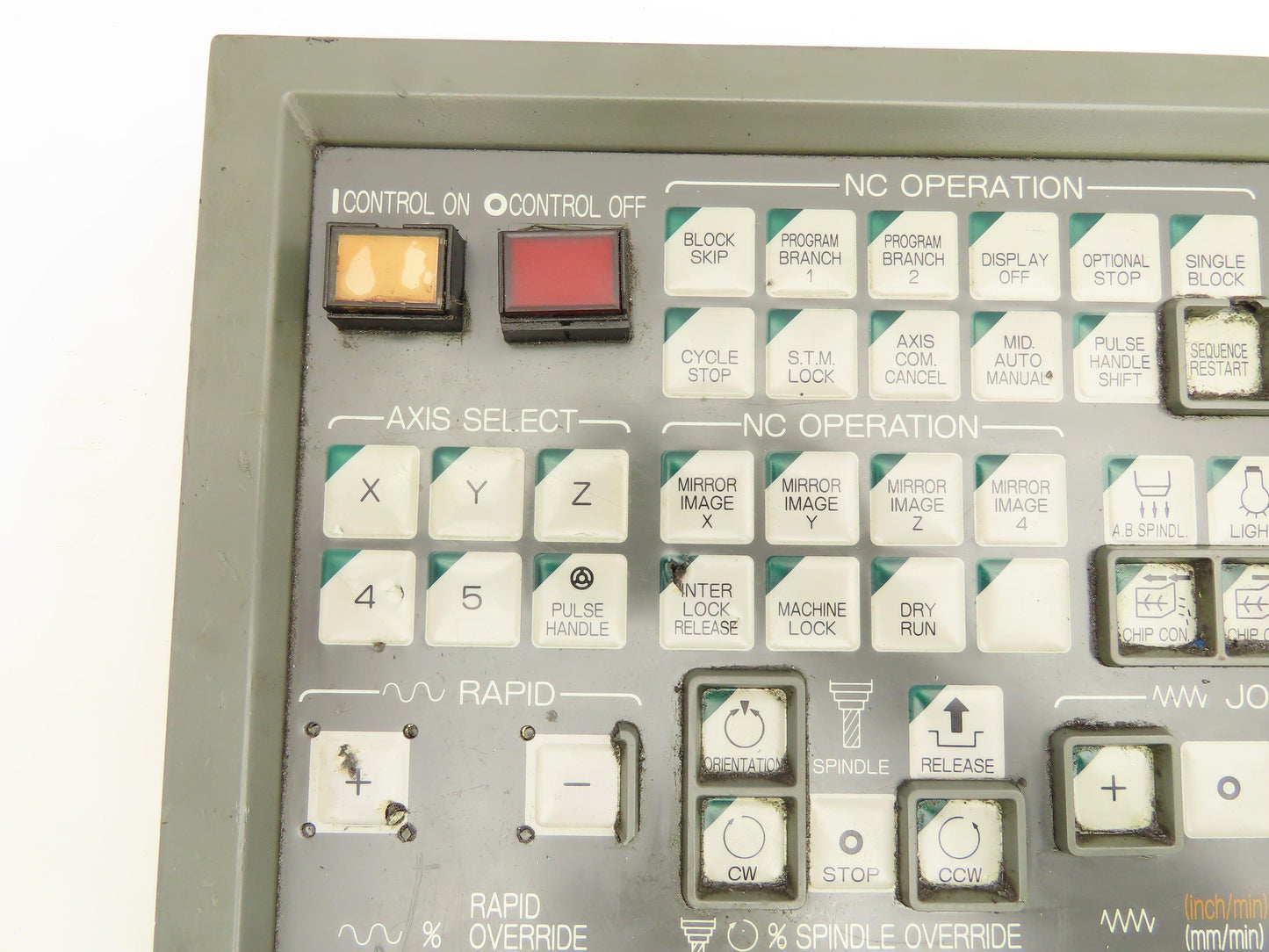 Okuma E0105-566-103-3 MPN7000 M-S HMI Operator Control Panel