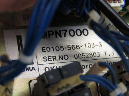 Okuma E0105-566-103-3 MPN7000 M-S HMI Operator Control Panel Assembly