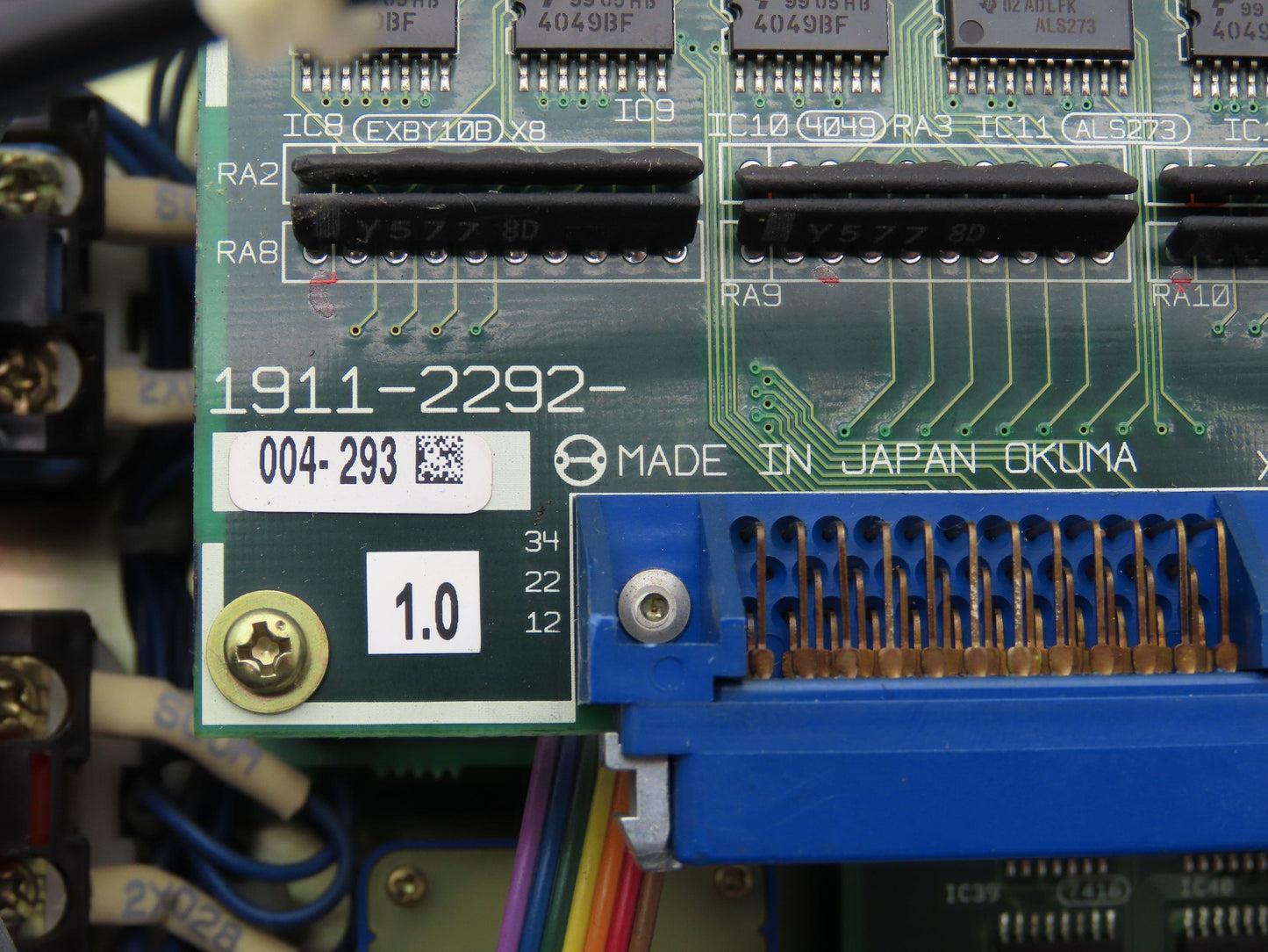 Okuma E0105-566-103-3 MPN7000 M-S HMI Operator Control Panel Assembly