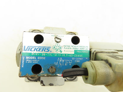 Vickers CVCS-32-D1-S2-10-AP114-A99 Cartridge Valve Control Cover 24V