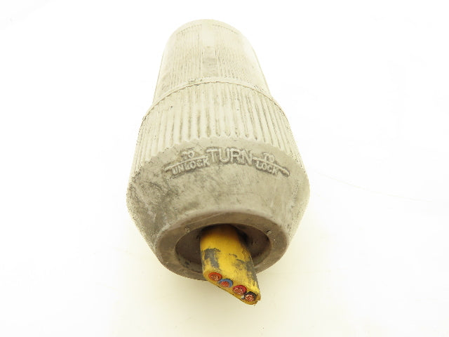 Eaton 20415N Arrow Hart Power-Lock Locking Plug 250VDC 20A 600VAC 30A 3 Pole