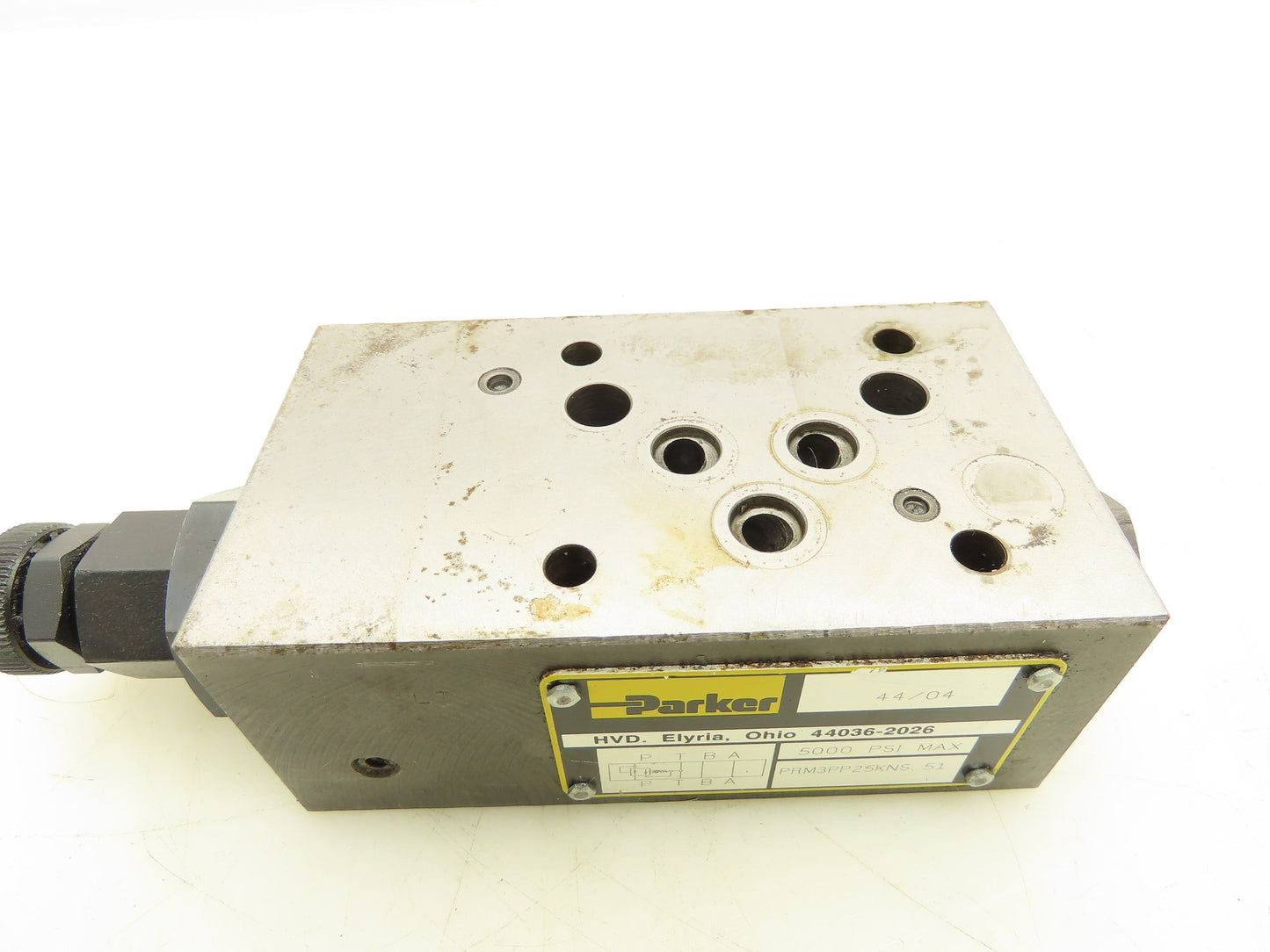 Parker PRM3PP25KNS 51 Hydraulic Pressure Reducing Sandwich Valve 5000 PSI