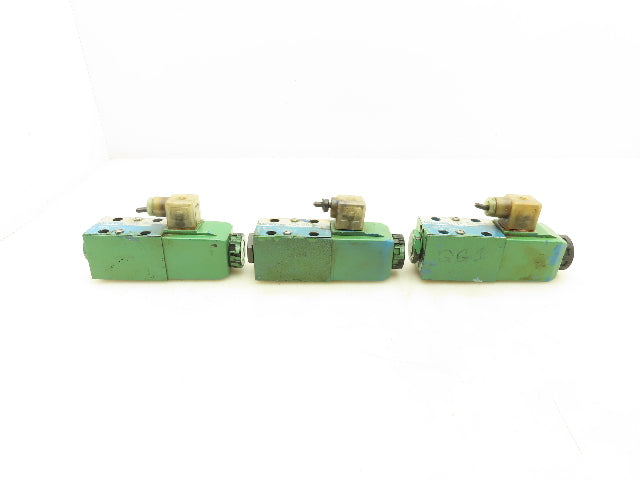 Vickers DG4V-3-2AL-M-U-HL7-60 Directional Control Solenoid Valve 24VDC  Lot of 3