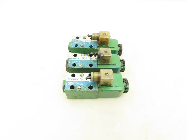 Vickers DG4V-3-2AL-M-U-HL7-60 Directional Control Solenoid Valve 24VDC  Lot of 3