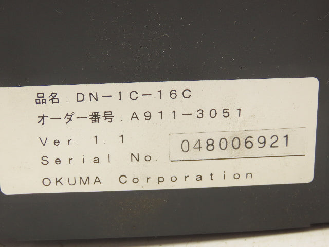 Okuma DN-IC-16C PLC Input Module