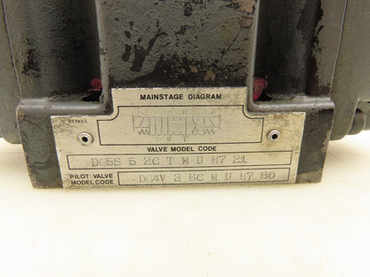 Vickers DG5S-5-2C-T-M-U-H7-21 Directional Control Solenoid Valve 24V DG4V-3-6C