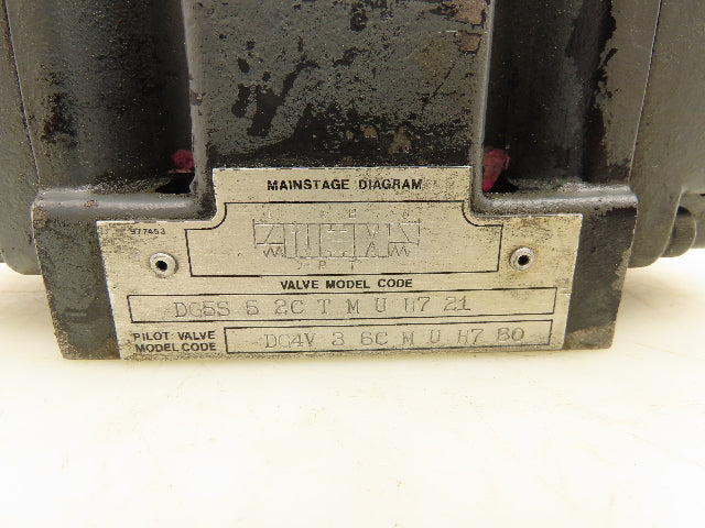 Vickers DG5S-5-2C-T-M-U-H7-21 Directional Control Solenoid Valve 24V DG4V-3-6C