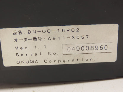Okuma DN-OC-16PC2 PLC Output Card Module 2A