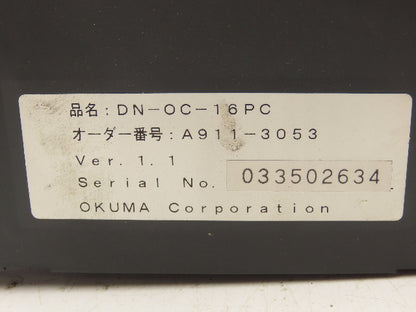 Okuma DN-OC-16PC PLC Output Module 4-Pin Lot of 2