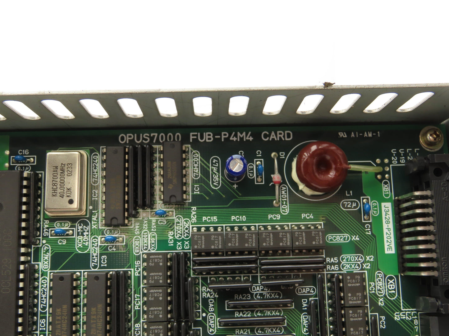 Okuma FUB-P4M4 Opus7000 PLC Slot Card Controller Version 2.0 Lot of 2