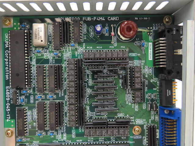 Okuma FUB-P4M4 Opus7000 PLC Slot Card Controller Version 2.0 Lot of 2