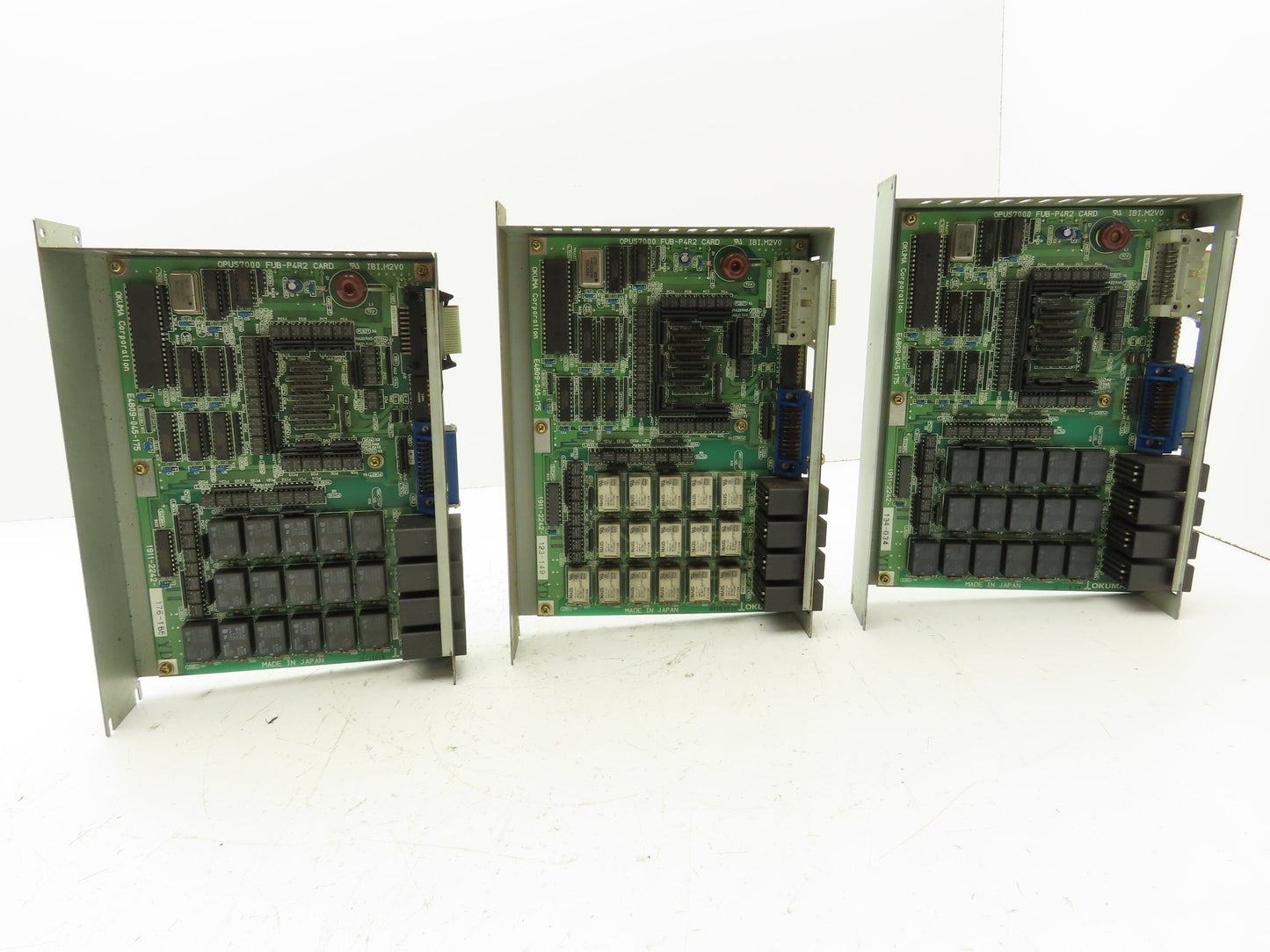Okuma FUB-P4R2 OPUS7000 PLC Controller Card Ver 2.0 Lot of 3
