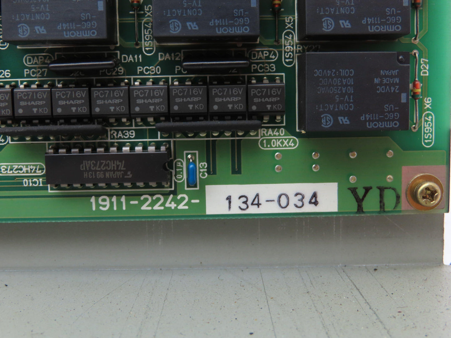 Okuma FUB-P4R2 OPUS7000 PLC Controller Card Ver 2.0 Lot of 3